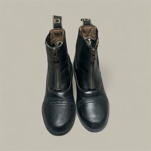 Dublin riding  Black Leather Boots kids